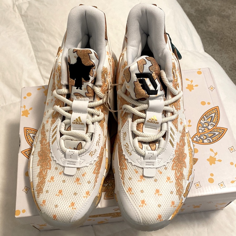Adidas Dame 7 River Flair White new 100% authentic